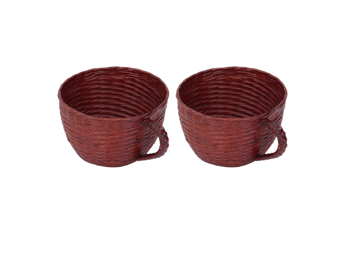 Vaso Suculenta Tecido Forma Copo Durável Multifuncional