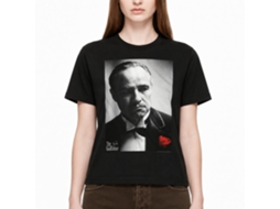 Rockinstone Godfather Red Rose Don Black Adult T-shirt Size:xxxl
