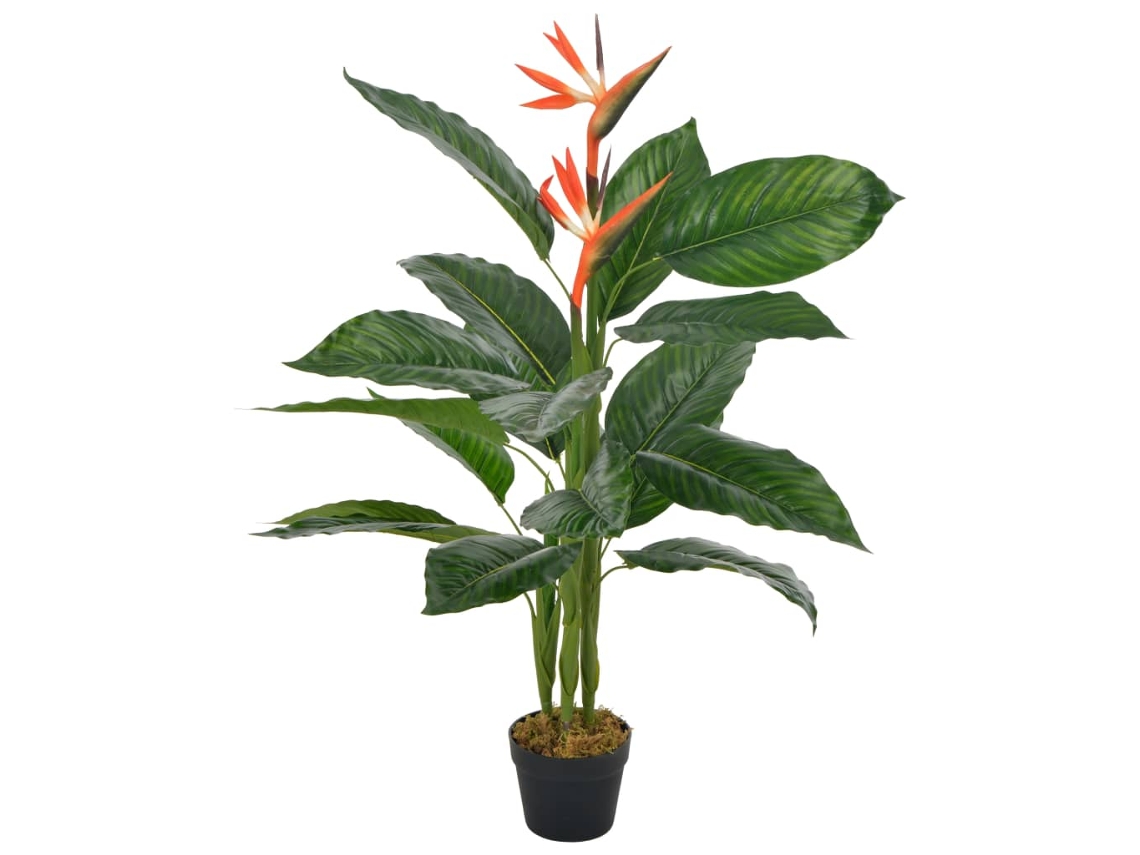Planta artificial VIDAXL Laranja Plastic (100 cm)