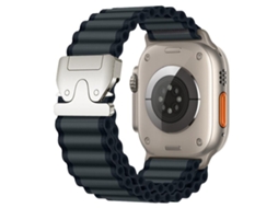 Bracelete Apple Watch Nylon Canelado Largo Off Road XIAOMOYU