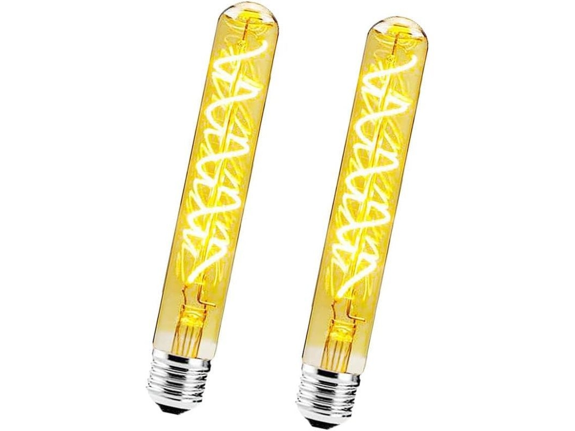 2 Peças Lâmpada Led Edison T30 E27 4w | S/MARCA