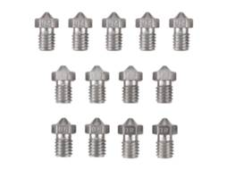 KOFIHETY Bico De Aço Inoxidável 0,4mm E 0,2 0,6 0,8 1,0mm Para Impressora 3d E3d V5/v6 5 Unidades 2 Conjuntos