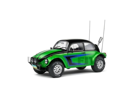 Carro Miniatura Colecionável SOLIDO 1/18 Volkswagen Beetle Baja 1976 Verde / Preto 1809603