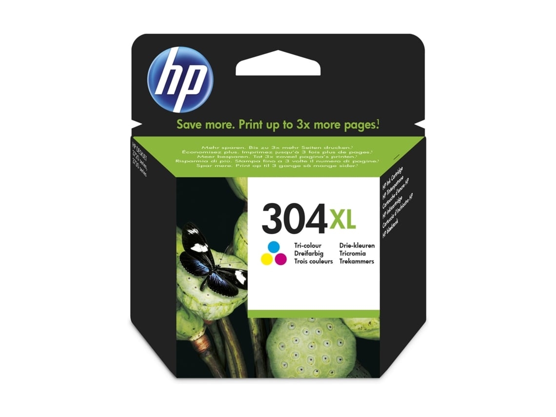 Tinteiro HP 304XL Tricolor (N9K07AE)