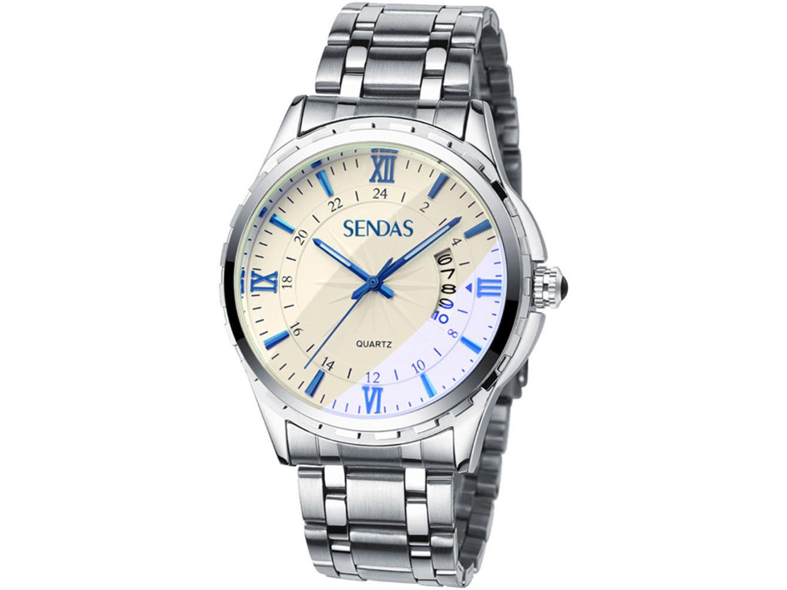 Reloj Hombre Analógico De Cuarzo Con Dial Redondo Impermeable Y Estilo Moderno