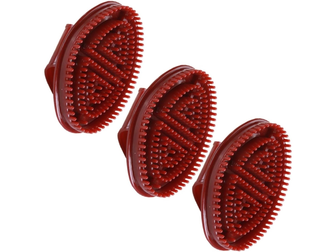 Conjunto Multifuncional De Escova Banho E Limpeza Em Plástico, 3 Peças, Design Exclusivo Em Formato De Luva, Suave Para