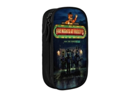 Estojo De Lápis Five Nights At Freddys, Grande Capacidade, Com Estampa Animais, Zíper Duplo, Ideal Para Material Escolar E Cosmét Aquaforge