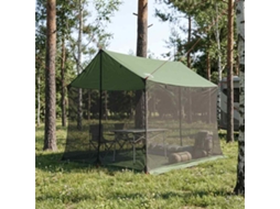 Vidaxl Barraca De Camping Com Paredes De Malha Verde