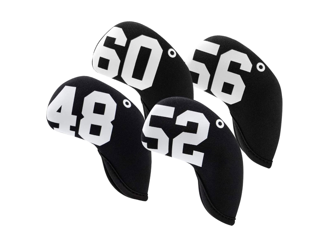 Conjunto de 4 Capas Protetoras em Neoprene para Cabeças de Tacos de Golfe BRILVIBERA