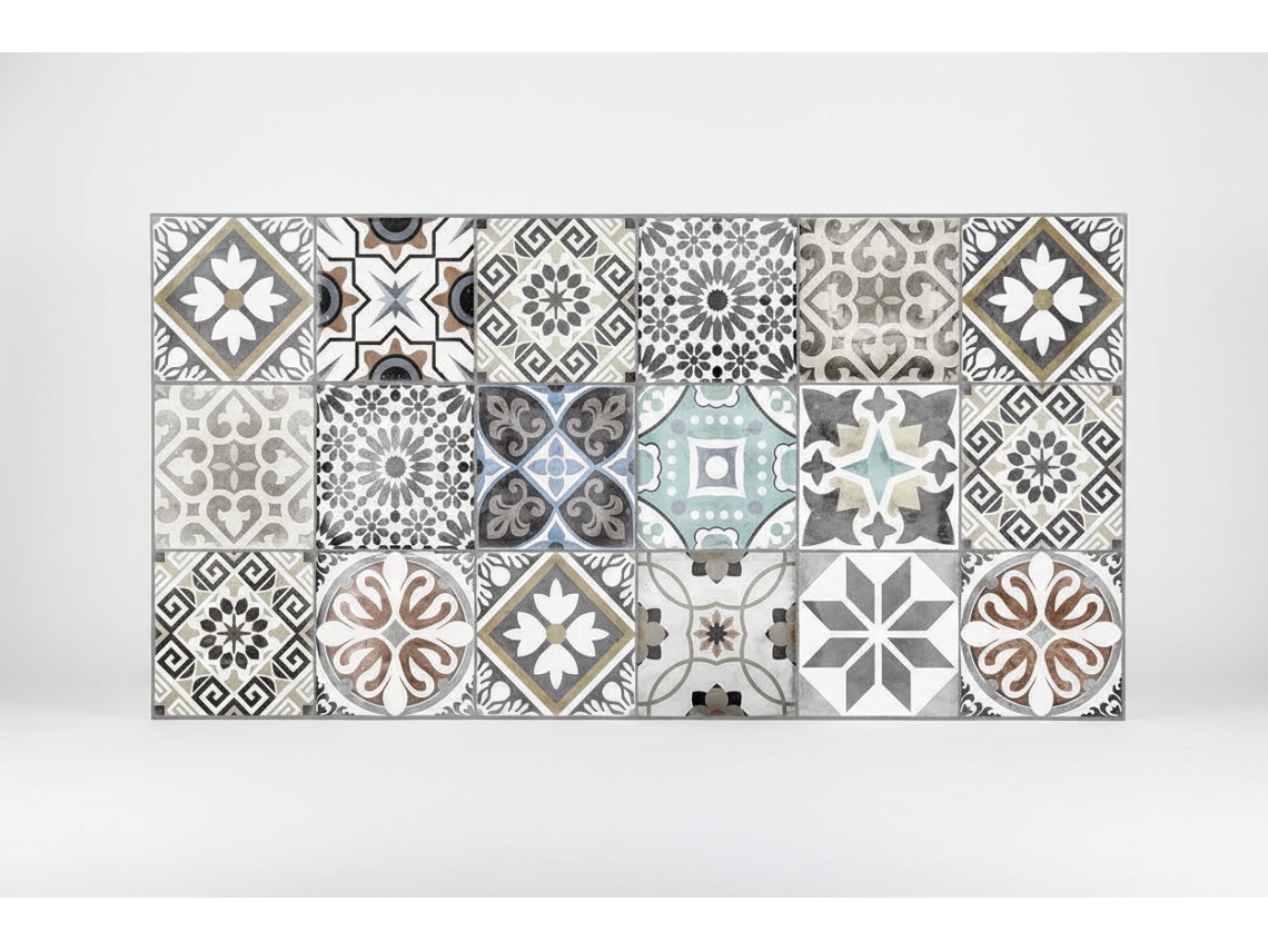 Laje De Design Arrojado Unidad / 100x50x2 Cm / Mosaico