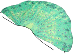 Capa De Musselina Com Estampa De Pavão Verde, Tamanho Grande 197x130 Cm, Xale Leve E Versátil.