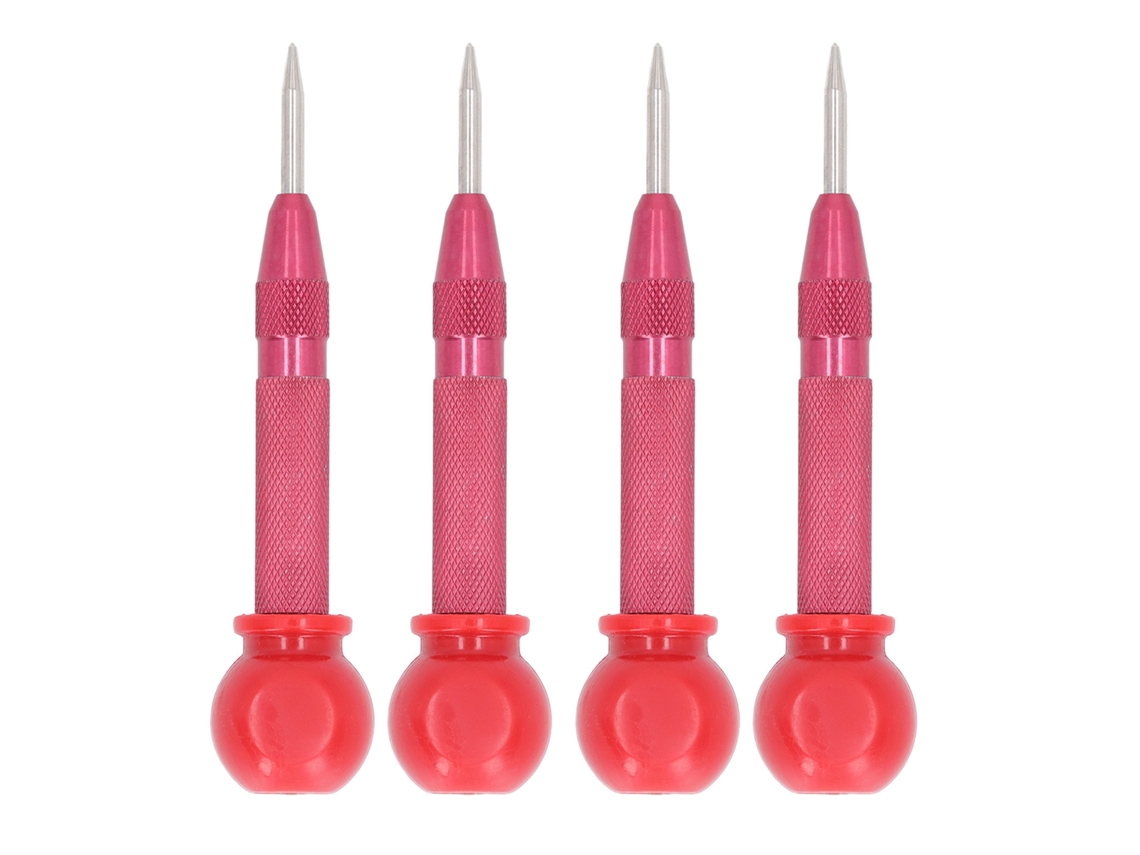 Conjunto de Punção Central YURU 5 peças ferramenta manual para metal, madeira, vidro