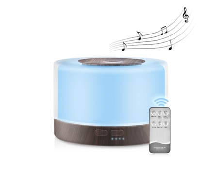 Difusor de Aromas VANJL Óleos Essenciais Bluetooth 700Ml