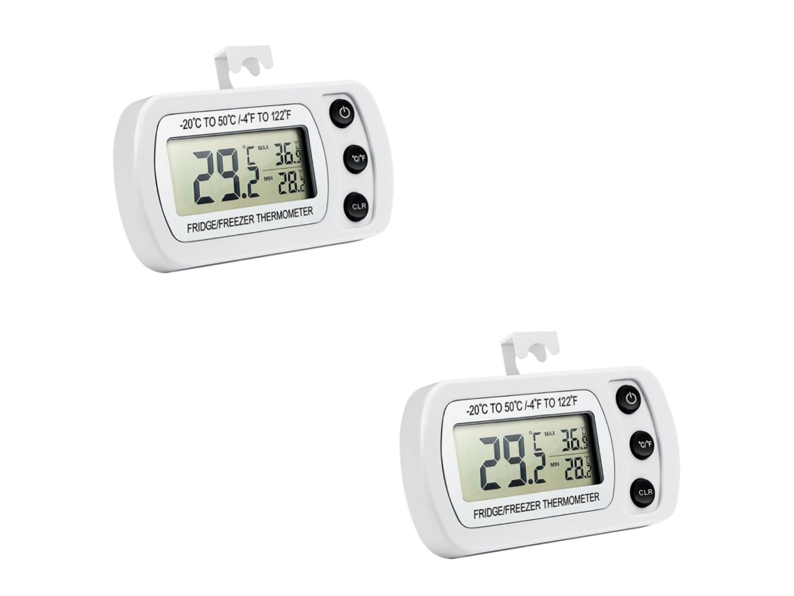 Termômetro De Geladeira Alipis 4 Peças Para Restaurantes, Mini Sensor De Temperatura Para Refrigerador, Monitor De