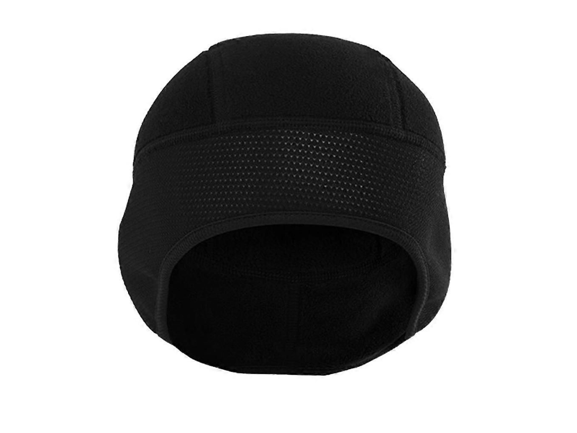 Gorro Térmico de Inverno para Ciclismo e Corrida, Protetor de Orelhas e Forro de Capacete, Preto. TAISHENGDA