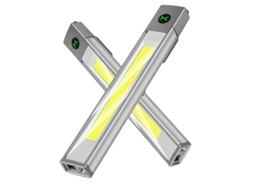 Lanterna Multifunções Silver-bikight Com Holofote, Lanterna De Alto Brilho Com Carregamento Tipo C E Lâmpada De Trabalho Com Absorção Magnética