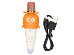 Microfone Bluetooth Sem Fio LAXISCREED Amarelo