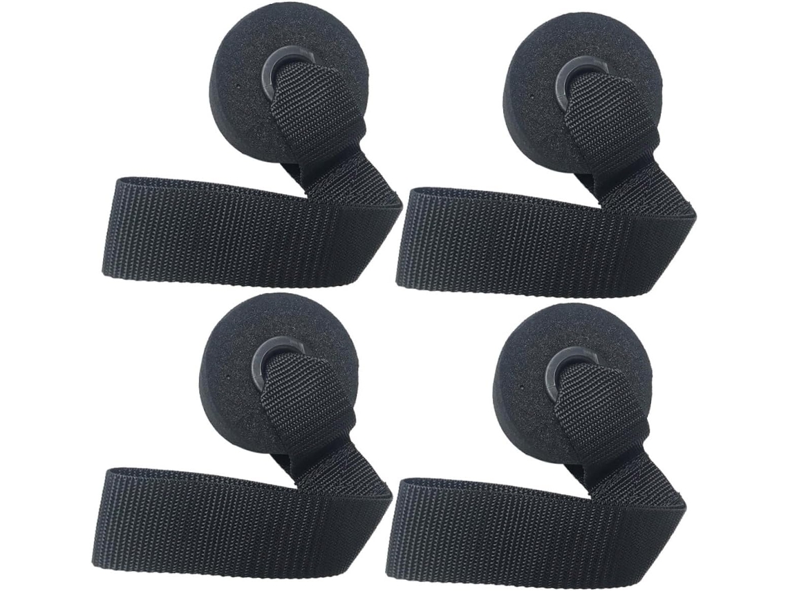 Vicasky Conjunto De 4-tiras Fixação Para Porta Com Almofada Grossa Faixas Elásticas Resistência, Treinamento
