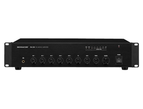 Amplificador de Mixer Mono Preto 240W Pa-324