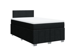 Box Spring Bed, Box Spring Beds Vidaxl Preto Tecido (120  X  190  Cm)