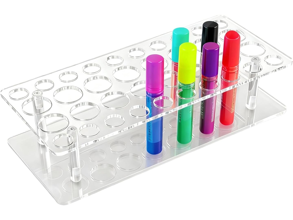 Organizador De Perfumes Para Viagem 36 Compartimentos Em Acrílico Transparente | Organizador De Ól Gokoco