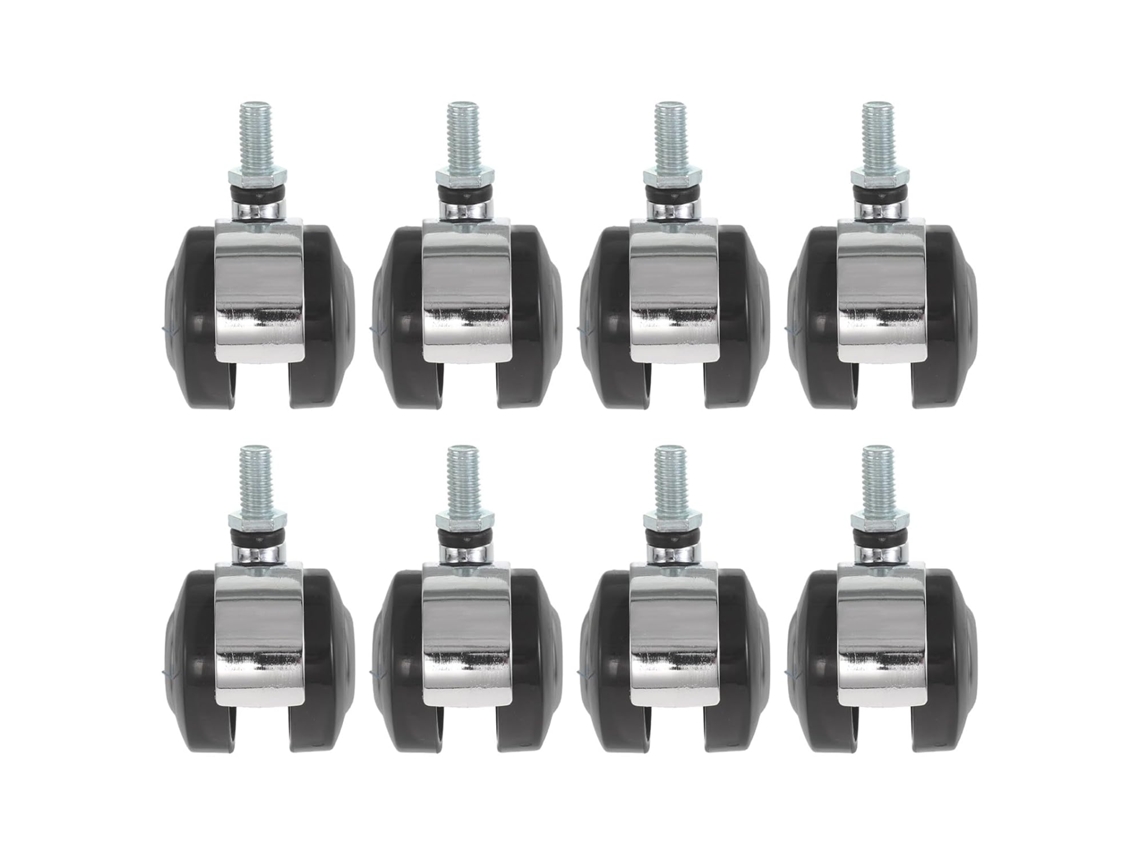 Conjunto De 8 Rodízios De 3,8 Cm (1,5 Polegadas) Para Cadeiras