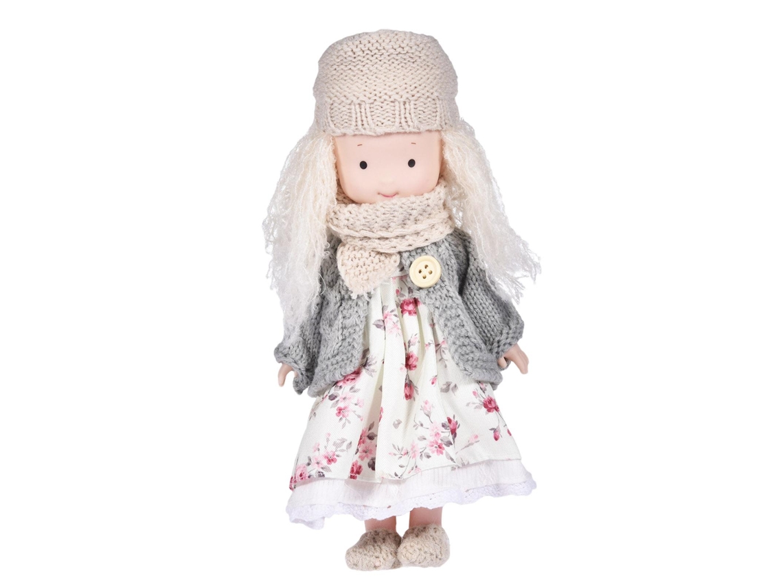 Walshlxq muñeca de Peluche de Niña Hecha À Mão Linda Brinquedo para Menina Presente de Natal e Aniversário para Crianças