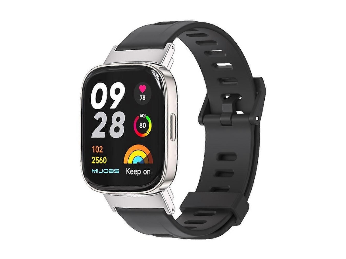 Pulseira Mijobs Flat Hole Em Tpu Respirável Para Redmi Watch 3