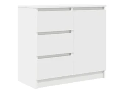 Aparador com Gaveta Branco MAISON EXCLUSIVE em Derivados de Madeira (71x35x65 cm)