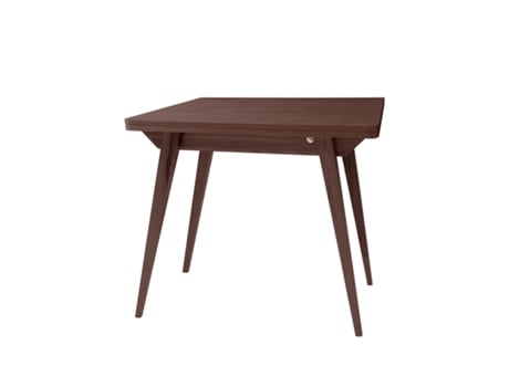 Mesa Extensível, 90x65x76, Folheado De Freixo, Nogueira Manchada, Ragaba, Envelope, Para 4 Pessoas