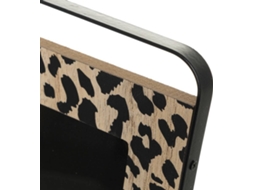 Moldura LOLAHOME Leopardo Preto (Metal)