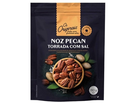 Noz Pecan Torrada com Sal OS ORIGINAIS