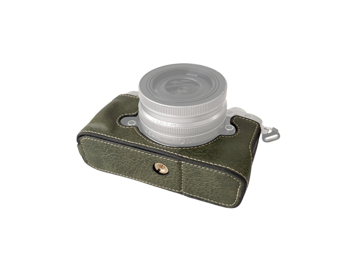 Funda Protectora Para Cámara Nikon Z Fc Estilo Retro Con Correa De Hombro Y Apertura Inferior