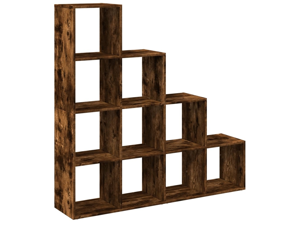 Room Divider Bookcase, Room Divider Bookcases Vidaxl Marrom Madeira Processada (131.5 X 29 X 131.5 Cm)