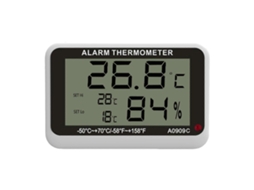 Termômetro E Higrômetro Digital Lcd Com Sensor Para Medição De Temperatura E Umidade Em Ambientes Internos