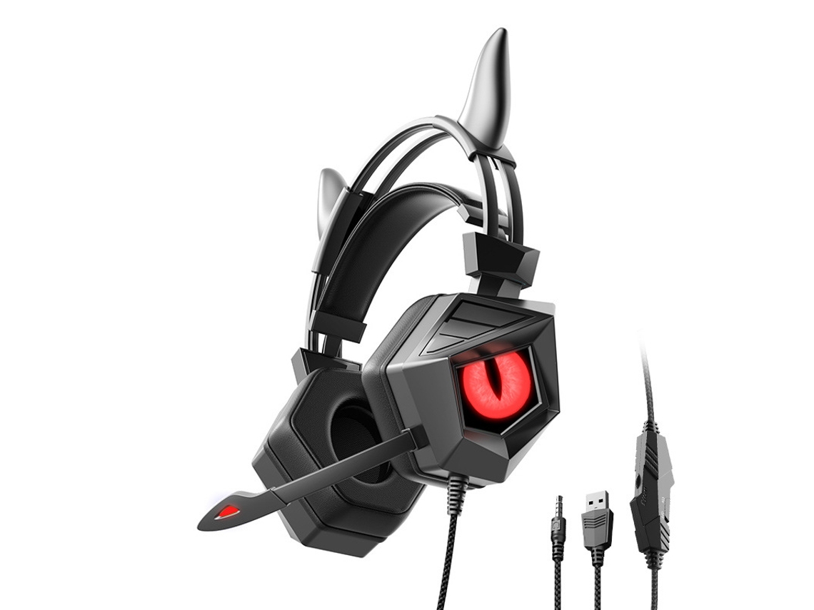Auscultadores Bluetooth TRUMSEN  Sy-G15M Over Ear Microfone Vermelho