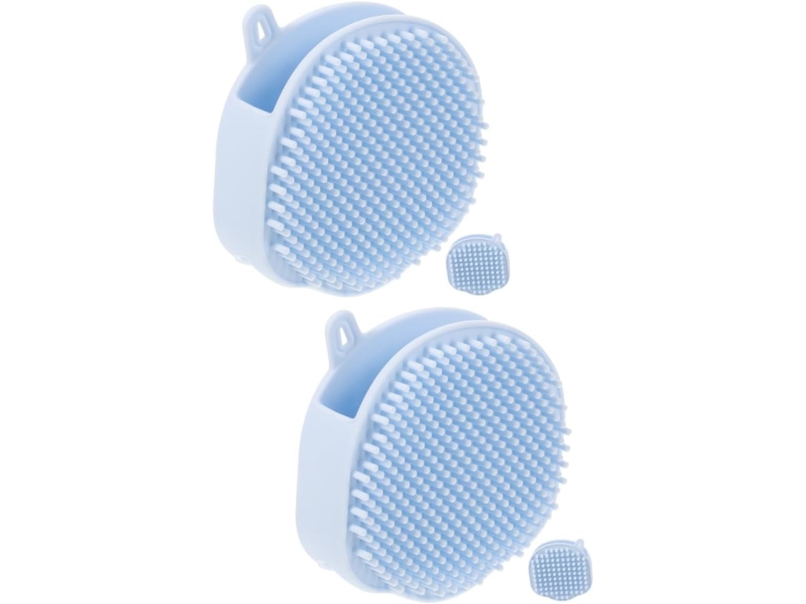 Lurelia Escova De Silicone Para Banho De Cuidado Corporal, Silicone Macio, Dupla Face E Massagem Suave, Uso Diário Prático