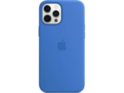 Capa MagSafe iPhone 12 Pro Max APPLE Silicone Azul Capri