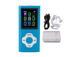 Mp3 Player EOOCOO, com cartão de memória, 1,8 polegadas