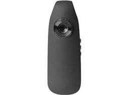 Mini câmera espiã policial de 12 MP, 1080P, 130°, clipe portátil, gravação em loop esportivo, IP66, preta, Bestvite
