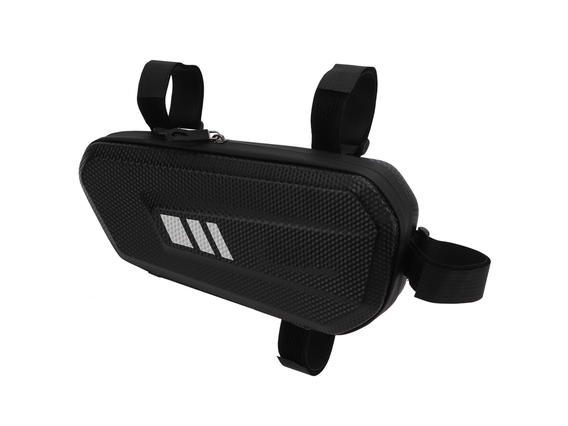 Bolsa Lateral De Capa Dura Para Moto Em Couro Pu Com Apoio Esquerdo Preto Acessório Moto