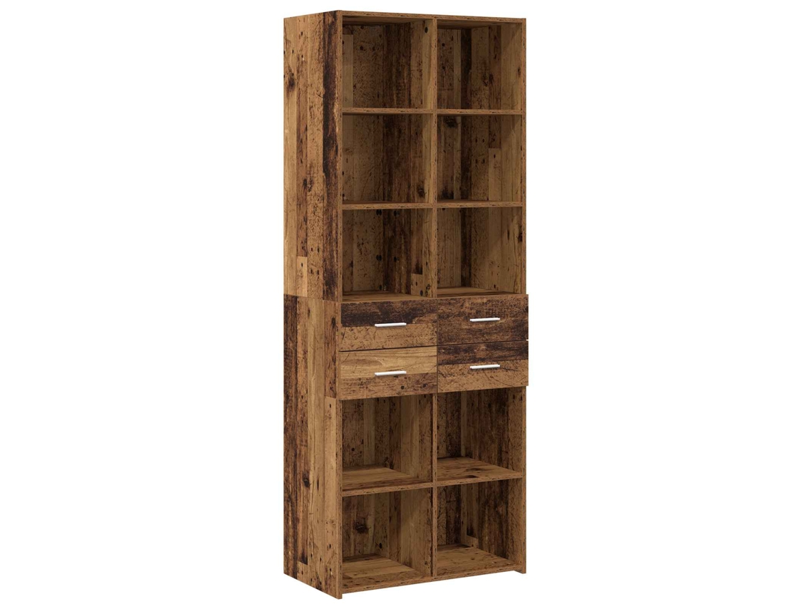 Vidaxl Estante Madeira Antiga 30 X 42,4 X 185,2 Cm