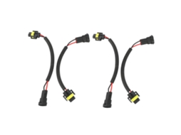 4 Peças: Kit de Conectores e Chicotes de Cablagem para Conversão de Lâmpadas 9006 para H11/h8 (faróis e Nevoeiro)