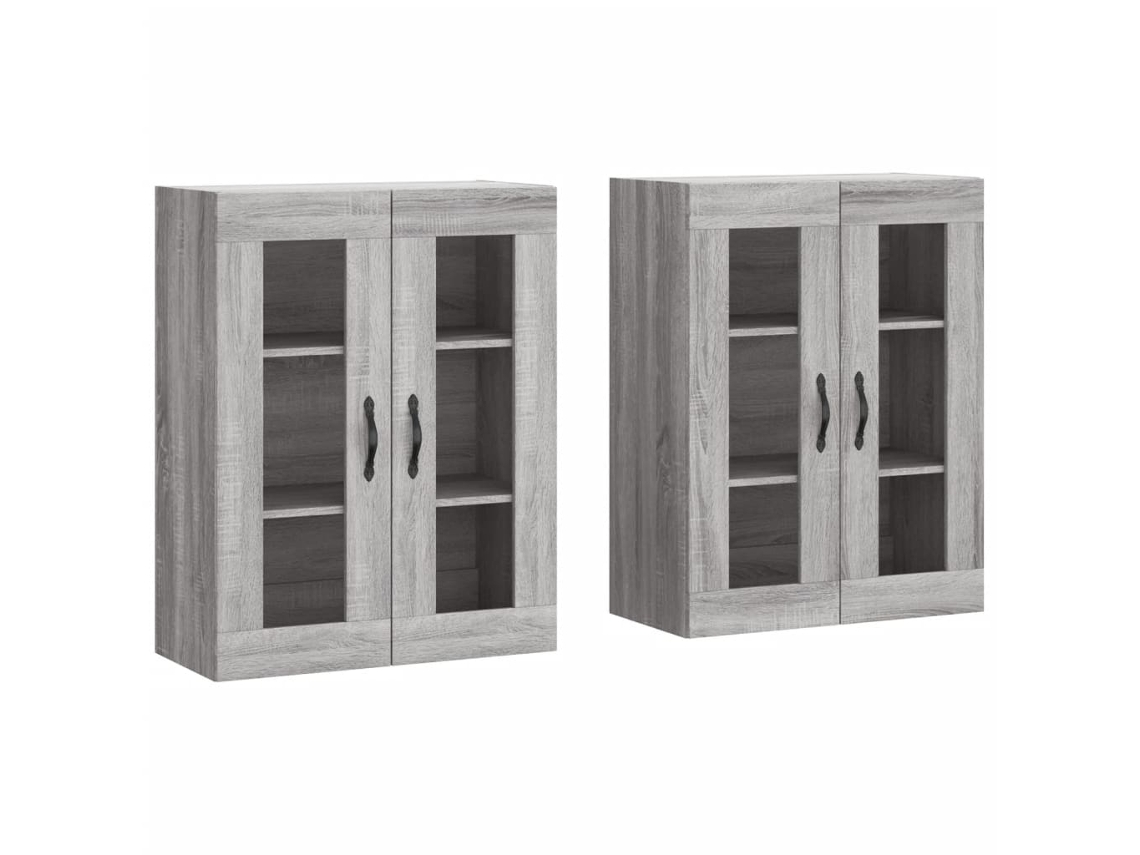 Móveis de Parede 2 Pcs de Madeira Cinzento Sonoma MAISON EXCLUSIVE