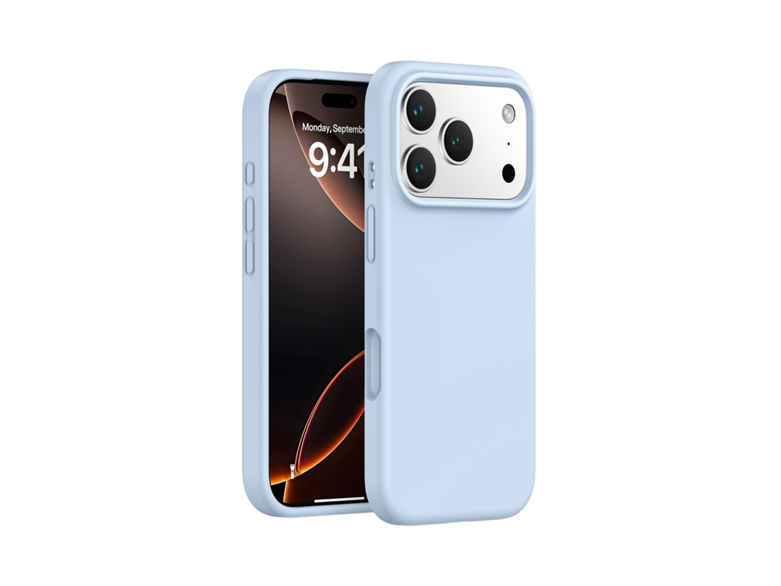 (azul Celeste, Iphone 14 Plus) Capa De Silicone Líquido Para Iphone, Proteção Integral Para Os Botões Da Câmera.