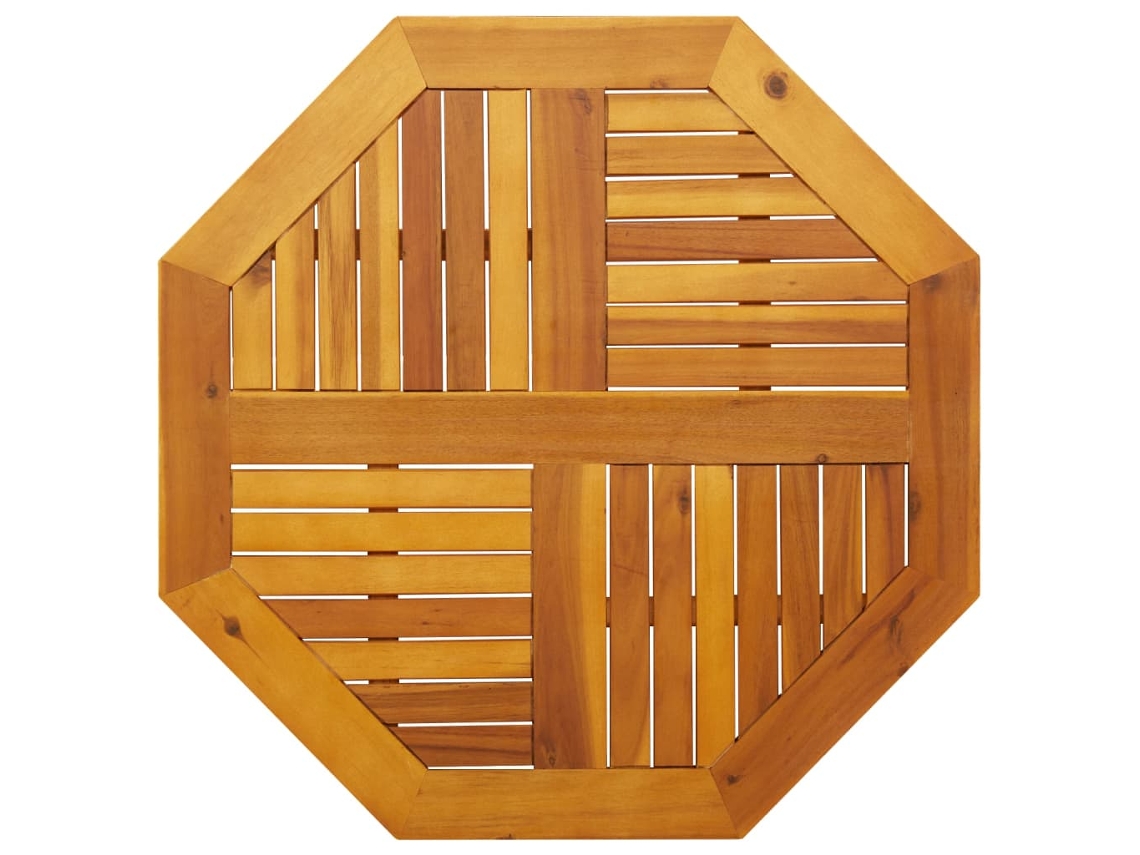 Vidaxl Tampo De Mesa Octogonal 80x80x2,2 Cm Madeira De Acácia Maciça
