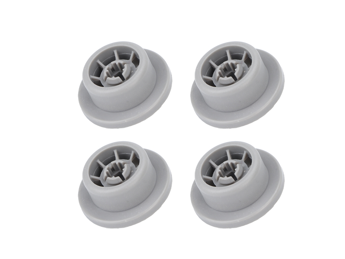 Conjunto de 4 Rodízios para Cesto de Lava louças, compatível com Bosch AQUAFORGE