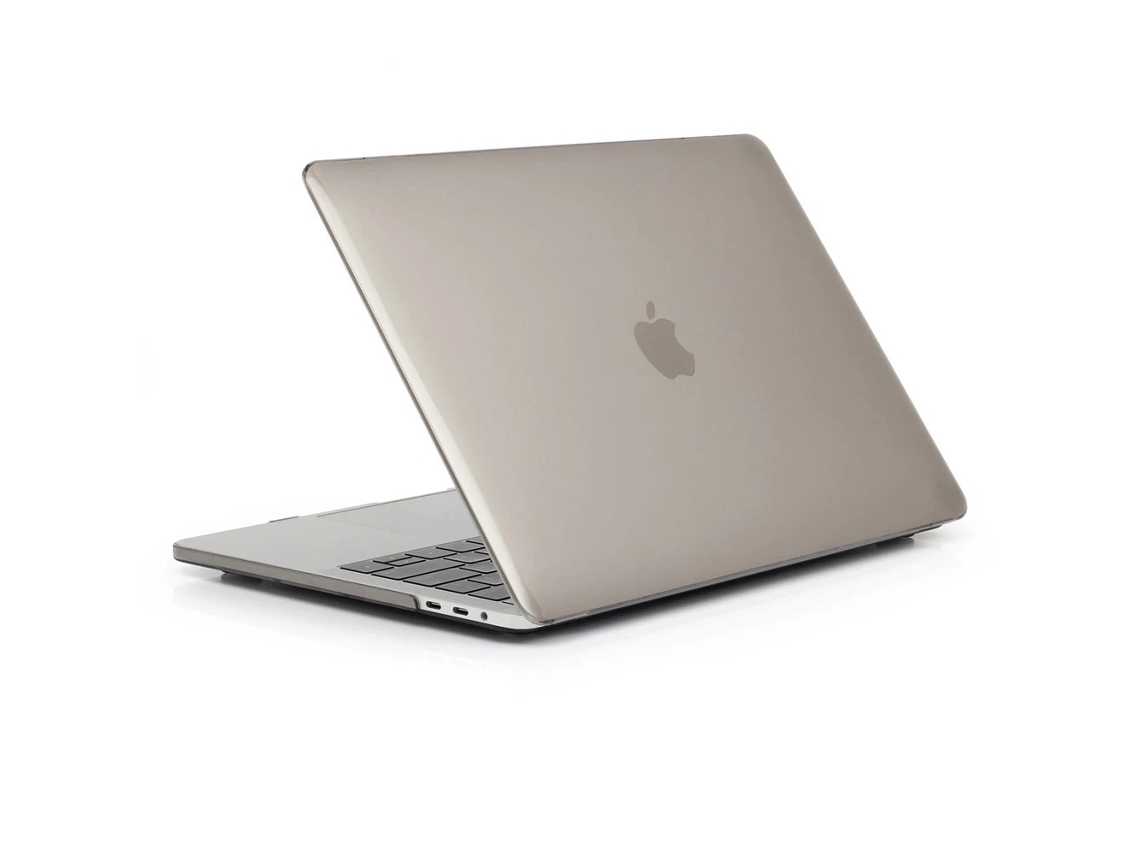 Capa Para Macbook Pro 13 Com Encaixe Rígido, Transparente, Cinza Elysve