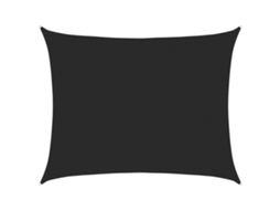 Toldo vela VIDAXL Preto (6x7 m)