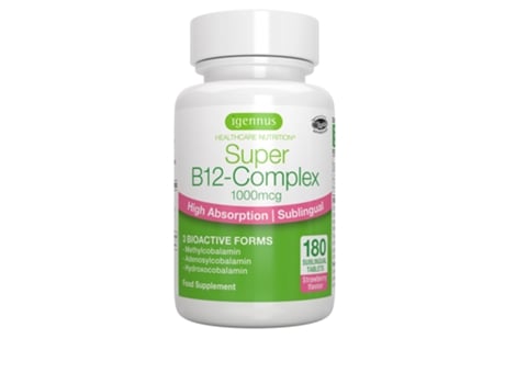 Igennus Super B12-Complex 1000mcg 180's